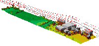 Leitungsmessung 3D-Darstellung